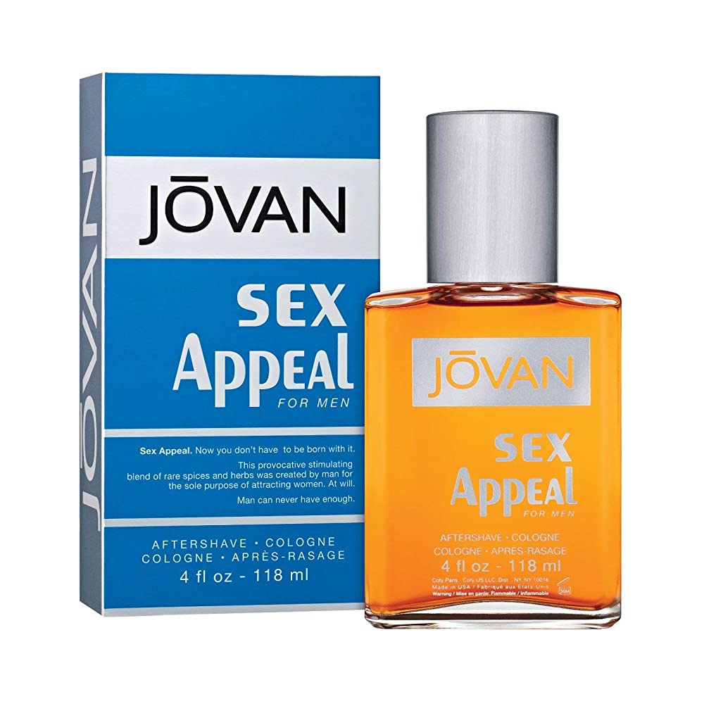 Jovan After Shave Cologne Sex Appeal 4 Oz 118ml