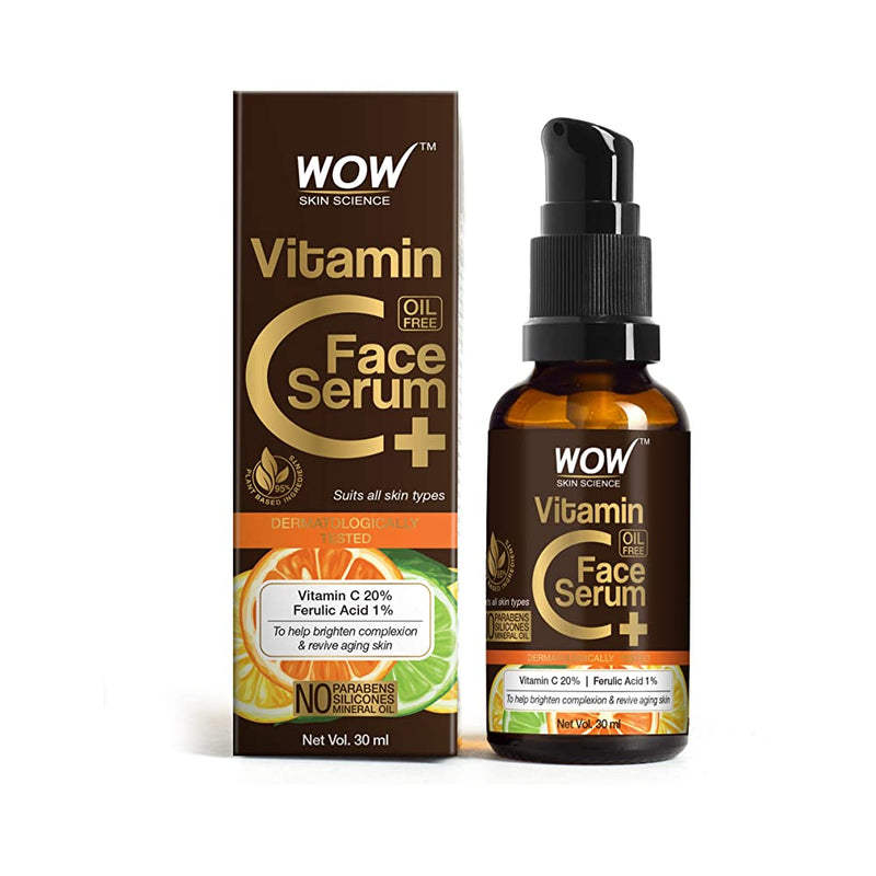 Shop WOW Vitamin C+(Plus) Face Serum - Vitamin C 20% Revive Aging Skin 30ml