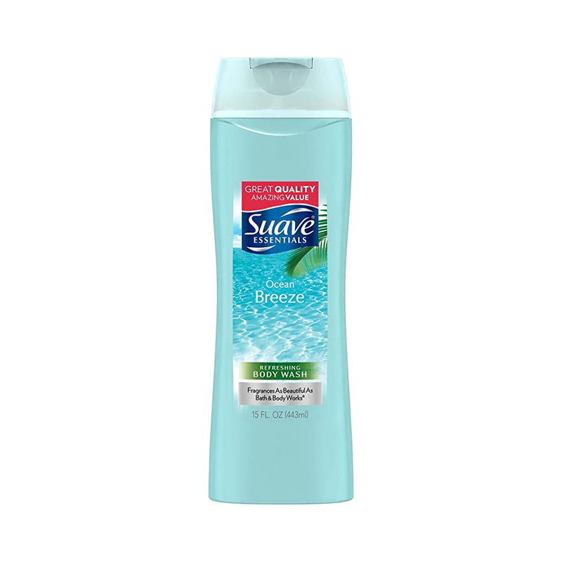 Shop Suave Esssentials Ocean Breeze Refreshing Body Wash, 443ml