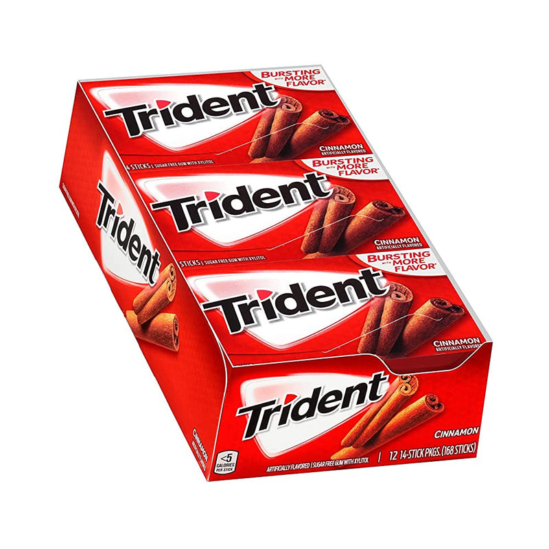 Shop Trident Cinnamon Sugar Free Gum -12 Packs (168 Pieces Total)