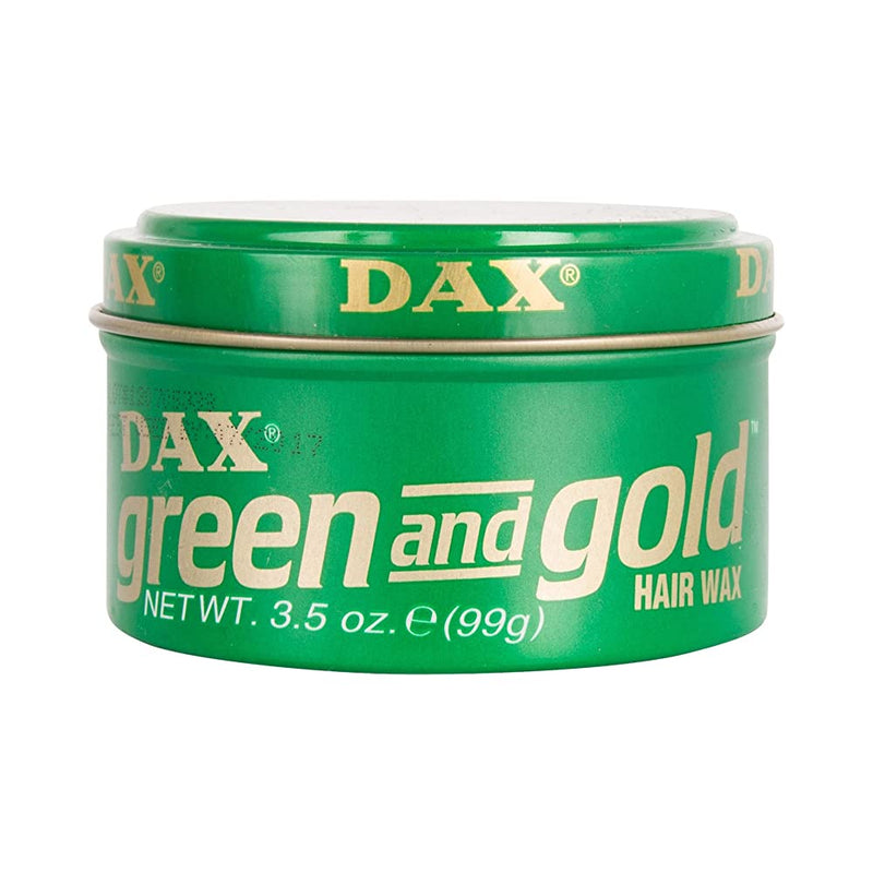 Shop Dax Green And Gold Hair wax 3.5 Oz, 99g