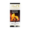 Shop Lindt Excellence Orange Intense Chocolate, 1 X 100 G
