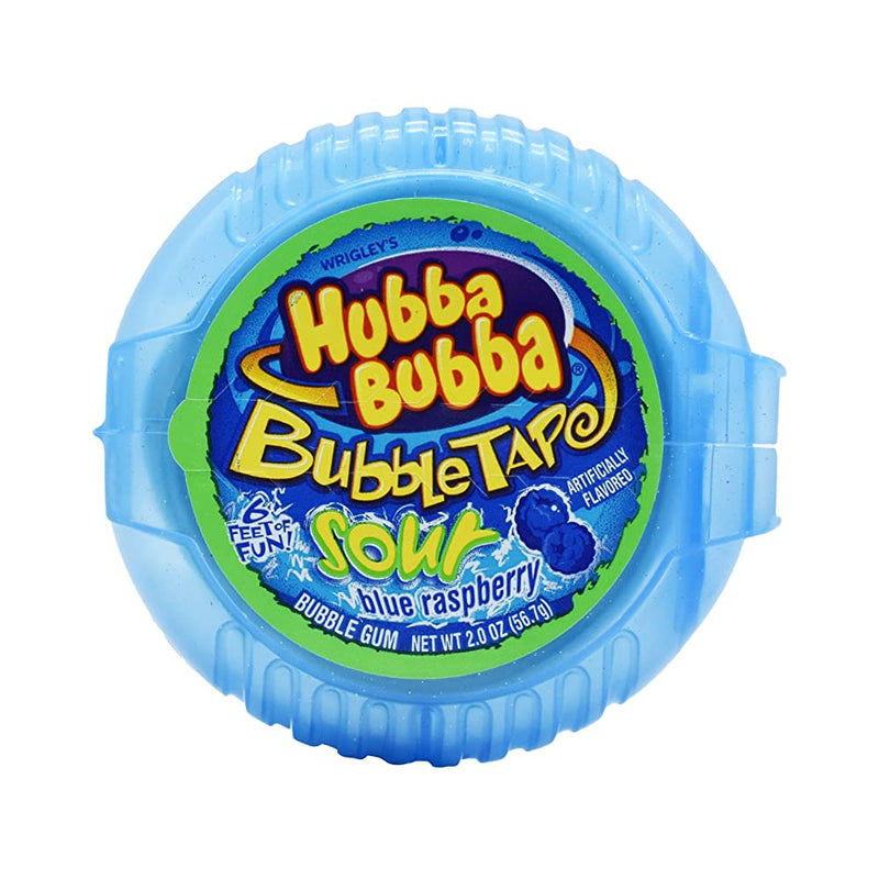 Shop Hubba Bubba Sour Blue Raspberry Bubble Tape Pouch, 56 g