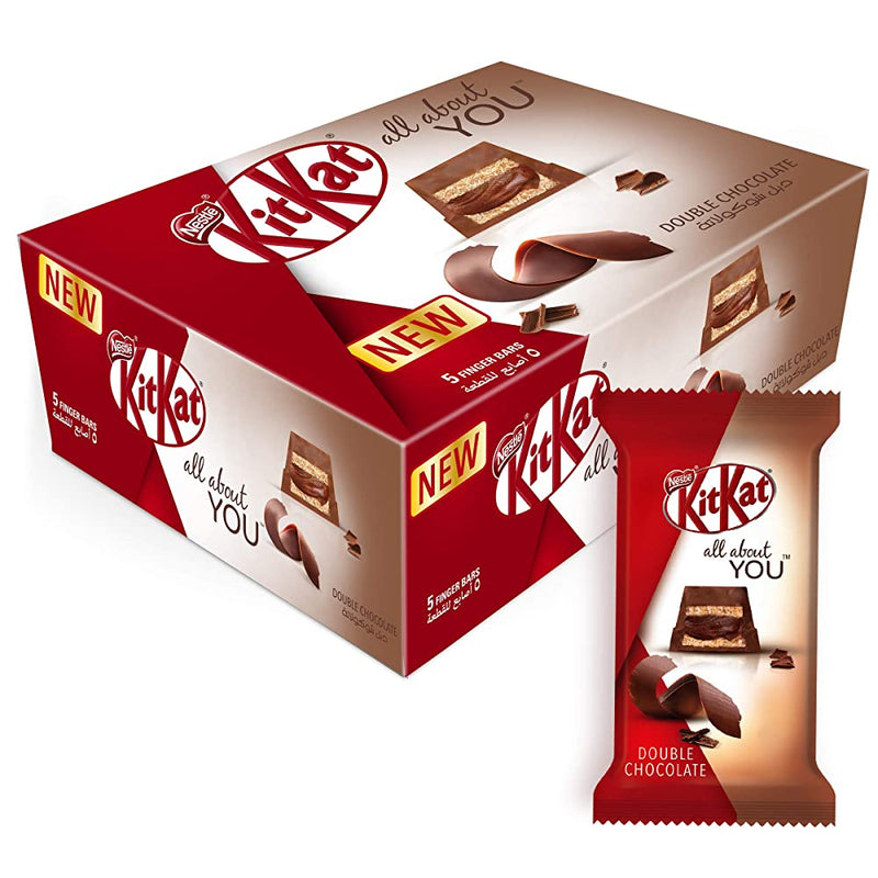 Shop Nestle Kitkat Double Chocolate, 12x5 Finger Bars, 516g