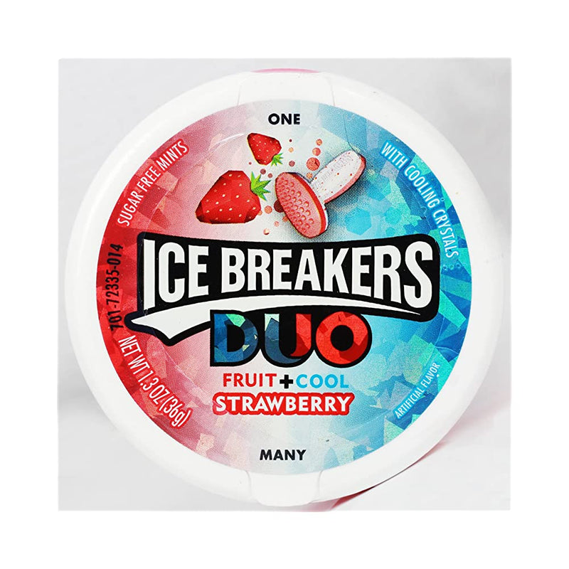 Shop Ice Breakers Duo Fruit + Cool Mints Strawberry, 36 g