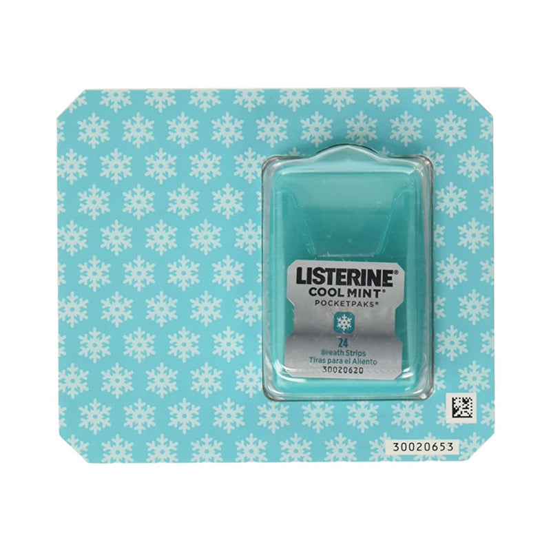 Shop Listerine Cool Mint Mouth Freshener, Kills Bad Breath Germs - 24 Breath Strips
