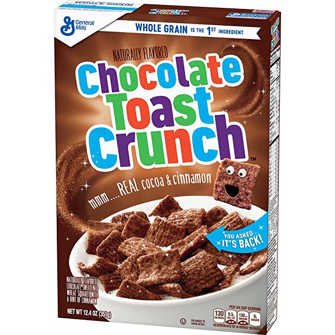 Shop General Mills Chocolate Toast Crunch Cereal , 351g