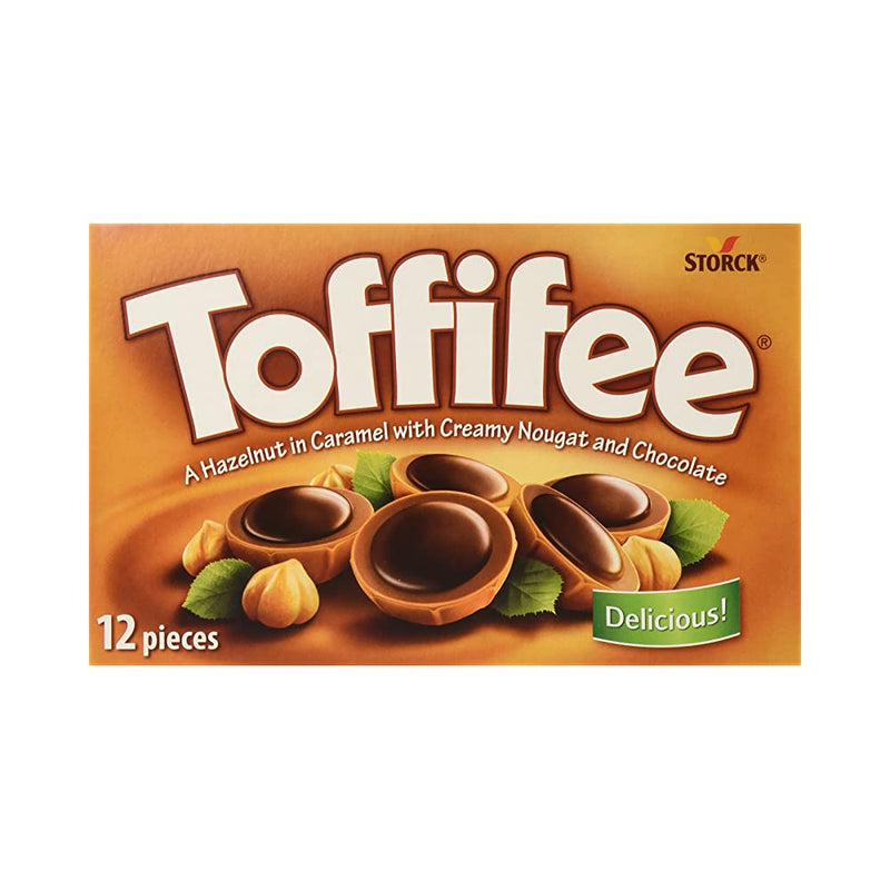 Shop Toffifee Storck Hazelnut in Caramel with Creamy Nougat and Chocolate (100g) Pack of 12 Pieces