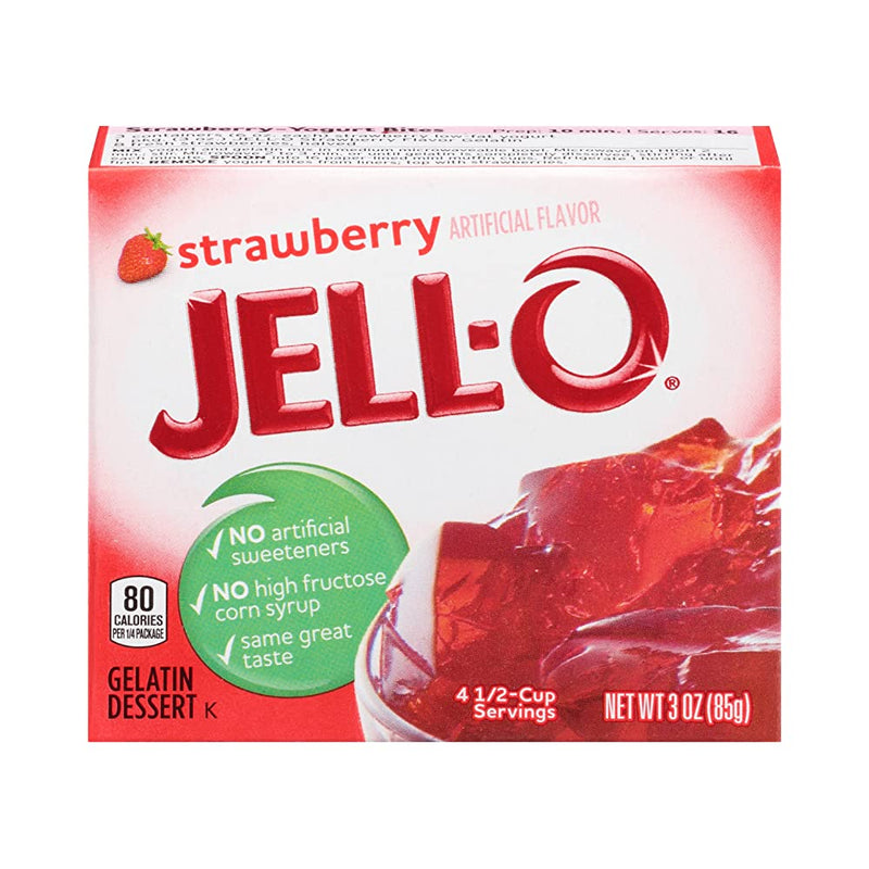 Shop Jell-O Gelatin Strawberry, 3 oz
