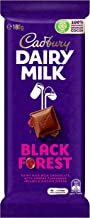 Cadbury Dairy Milk Black Forest with Cherry Flavoured Jellies and Biscuit Pieces (Australian Imported) ,180g