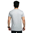 Shop High on Fashion Basic Light Grey Solid Tshirt