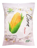 Haoliyuan Corn Toffee Gummy Milk Fruit Candy 360G (100 Pieces)