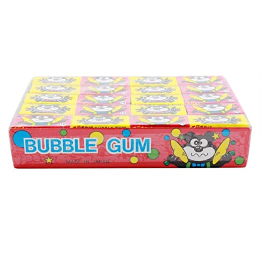 Hawaii Snacks Marukawa Tattoo Fusen Strawberry Flavored Bubble Gums (60 Pieces)