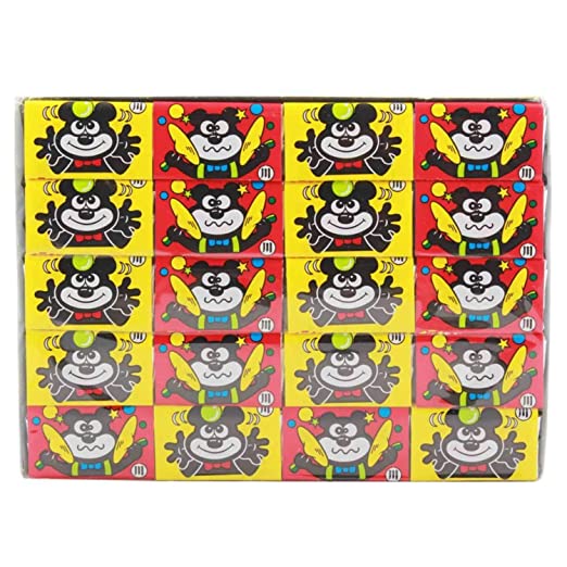 Hawaii Snacks Marukawa Tattoo Fusen Strawberry Flavored Bubble Gums (60 Pieces)