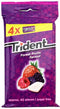 Shop Trident Sabor a Wild Fruits Sugarfree Gum 4 x Economico , 58g