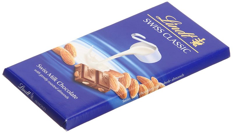 Shop Lindt Swiss Milk Chocolate with Roasted Almonds 100GM