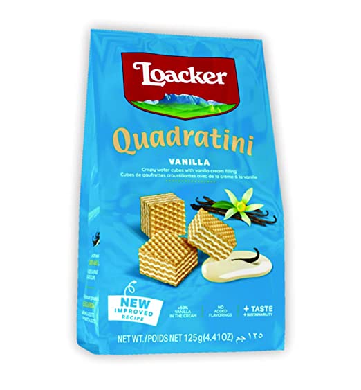 Loacker Quadratini Vanilla 125g - Italy