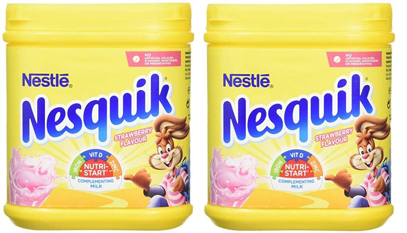 Shop Nestle Nesquik Strawberry Flavour Pack of 2 500GM