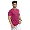 Shop High on Fashion Basic Pink Solid Tshirt