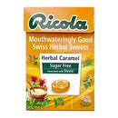 Ricola Herbal Caramel Sugar Free, 45 g
