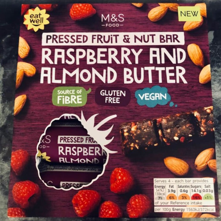 Shop Mark & Spencer Gluten Free Raspberry And Almond Butter Bar, 140g