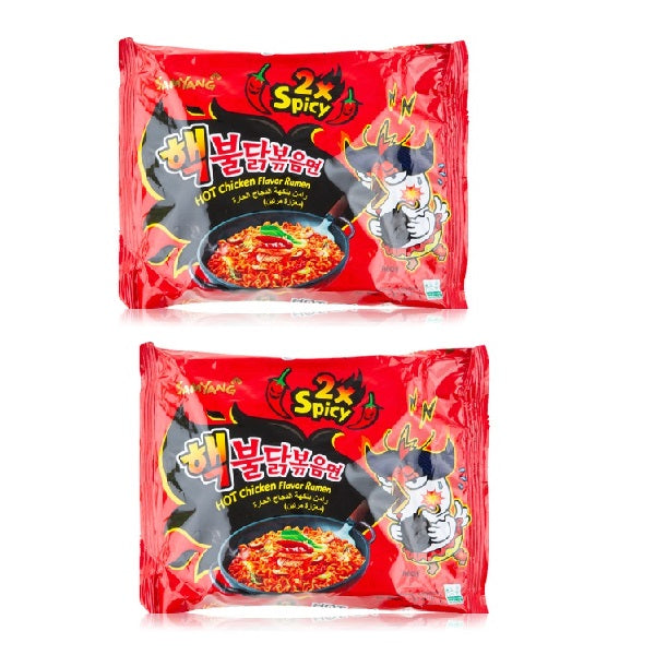 Shop Samyang Hot Chicken Ramen 2X Spicy Noodles, 140g (Pack of 2)