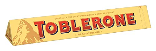 Shop Toblerone Swiss Milk Chocolate with Honey & Almond Nougat Bar 200GM