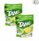 Tang Lemon Mint Instant Drink powder Resealable Pouch Imported, 375g Each (Pack of 2)