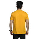 Shop High on Fashion Basic Macaroni Yellow Solid Tshirt