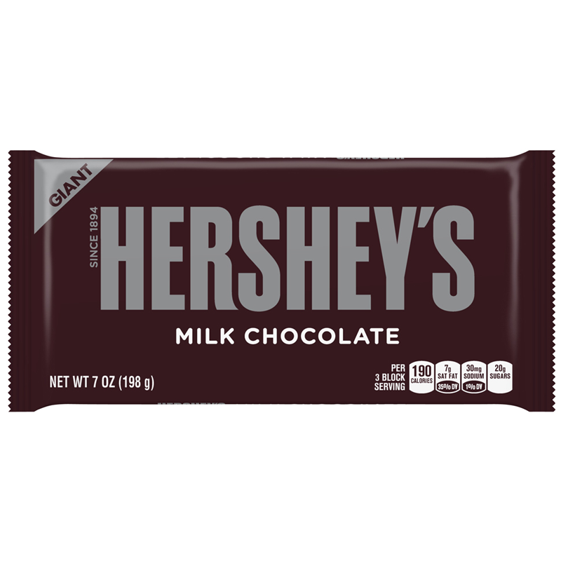 Shop Hersheys Giant Milk Chocolate Bar 198GM