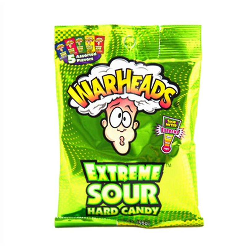 Shop Warheads Extreme Sour Hard Candy Pouch 56GM